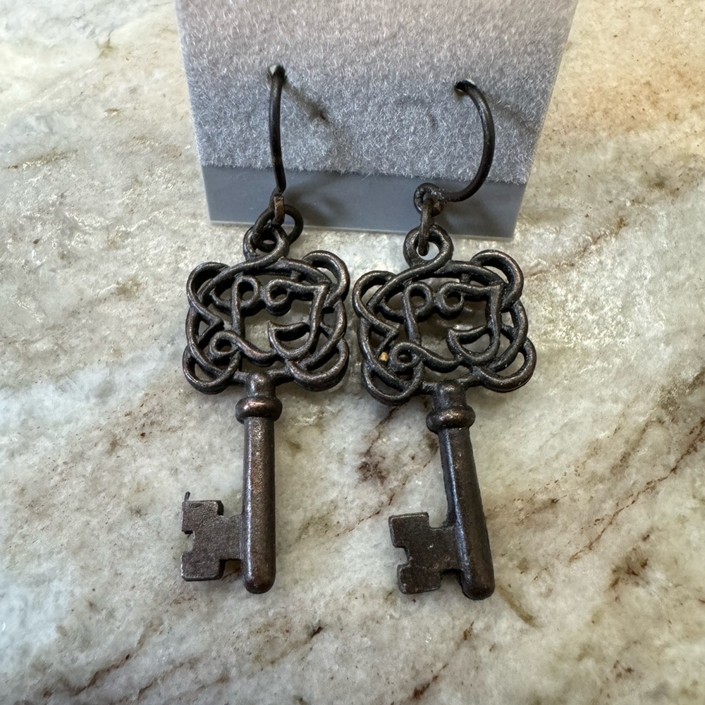 Handmade Key Earrings